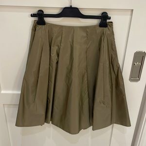 Ralph Lauren Purple Label, olive green full skirt. Size 6.